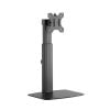 Buy Brateck-LDS-22T01-Brateck Single Free Standing Screen Pneumatic Vertical Lift Monitor Stand Fit Most 17"-32" Flat and Curved Monitors Up to 7 kg VESA 75x75/100x100