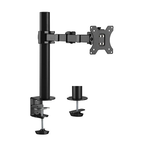 Buy Brateck-LDT33-C012-Brateck Single Monitor Affordable Steel Articulating Monitor Arm Fit Most 17"-32" Monitor Up to 9kg per screen VESA 75x75/100x100