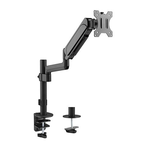 Buy Brateck-LDT48-C012-Brateck Single Monitor Pole-Mounted Gas Spring Monitor Arm Fit Most 17" - 32" Monitor Up to 9Kg Per screen VESA 75x75/100x100