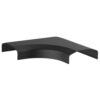 Buy Brateck-CC07-J2-B-Brateck Plastic Cable Cover Joint L Shape Material:ABS Dimensions 127x127x21.5mm - Black