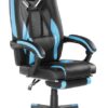 Buy Brateck-CH06-26-Brateck Premium PU Gaming Chair with Lumbar Support and Retractable Footrest (63x71x119~129cm) up to 150kg-PU Leather