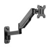 Buy Brateck-LDA30-112-Brateck Single Screen Wall Mounted Articulating  Gas Spring Monitor Arm 17"-32"