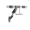 Buy Brateck-LDA69-2112-B-Brateck Fabulous Wall Mounted  Gas Spring Dual Monitor Arm 17"-32"