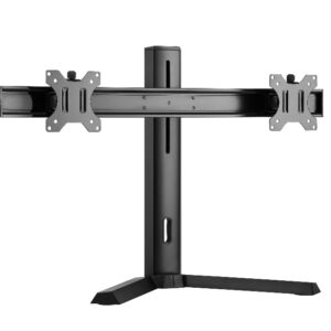Buy Brateck-LDT32-T02-Brateck Dual Free Standing Screen Classic Pro Gaming Monitor Stand Fit Most 17"- 27" Monitors