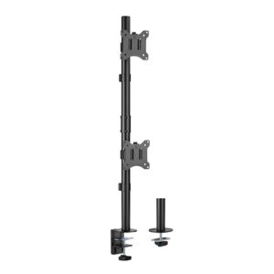 Buy Brateck-LDT57-C02V-Brateck Vertical Pole Mount Dual-Screen Monitor Mount Fit Most 17"-32" Monitors