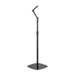 Buy Brateck-MDS16-2-Brateck Stylish Height Adjustable Microphone Floor Stand(Matte Black  Light Grey)