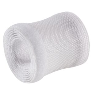 Buy Brateck-VS-135-W-Brateck Flexible Cable Wrap Sleeve with Hook and Loop Fastener (135mm/5.3" Width) Material Polyester Dimensions 1000x135mm --White