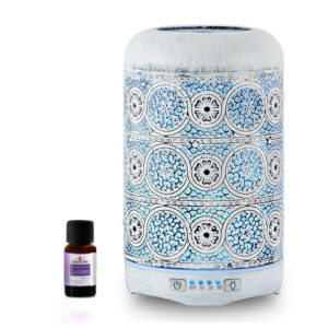Buy MBEAT-ACA-AD-M2-mbeat® activiva Metal Essential Oil and Aroma Diffuser-Vintage White -260ml (L)