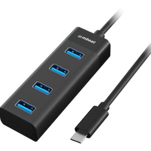 Buy MBEAT-MB-C3H-4K-mbeat® USB-C to 4-Port 3.0 Hub - Black