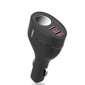 Buy MBEAT-MB-CHGR-C18-(LS) mbeat®  Gorilla Power Dual Port QC3.0 Car Charger and Cigarette Lighter Extender