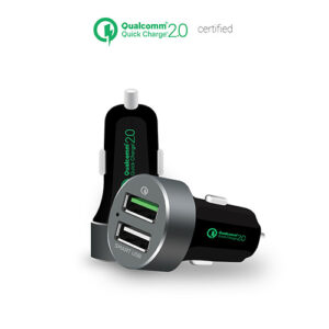 Buy MBEAT-MB-CHGR-QBS-(LS) mbeat® QuickBoost USB 2.0 Dual Port Car Charger - Certified Qualcomm Quick Charge 2.0 technology /Fast Charging/Samsung Galaxy Note Apple iPhone