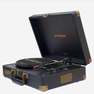 Buy MBEAT-MB-TR96BLK-mbeat®  Woodstock 2 Black Retro Turntable Player