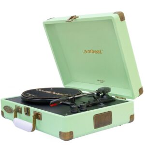 Buy MBEAT-MB-TR96TGN-mbeat®  Woodstock 2 Tiffany Green Retro Turntable Player