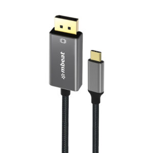 Buy MBEAT-MB-XCB-CDP18-mbeat Tough Link 1.8m 4K USB-C to Display Port Cable - Converts USB-C to DisplayPort