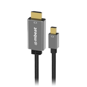Buy MBEAT-MB-XCB-MNDHDM18-mbeat "Tough Link" 1.8m Mini DisplayPort to HDMI Cable - Space Grey