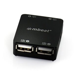 Buy MBEAT-USB-UPH110K-mbeat® 4 Port USB 2.0 Hub - USB 2.0 Plug and Play/ High Speed Interface/ Ideal for Notbook/PC/MAC users
