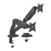 Buy Brateck-LDT13-C024E-Brateck Economy Dual-Screen Spring-Assited Monitor Arm Fit Most 17"-32" Monitor Up to 9 kg VESA 75x75/100x100 (LS)