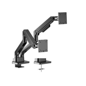 Buy Brateck-LDT81-C024-B-Brateck LDT81-C024-B NOTEWORTHY HEAVY-DUTY GAS SPRING DUAL MONITOR ARM Fit Most 17"-35" Monitor Fine Texture Black(new)