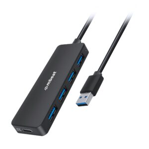 Buy MBEAT-MB-U3H-5K-mbeat 4-Port USB 3.0 Hub with USB-C DC Port  Compact and Portable Design  Expandable Connectivity
