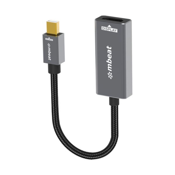 Buy MBEAT-MB-XAD-MDPHD-mbeat Tough Link Mini DisplayPort to HDMI Adapter  Seamless Connectivity  HDMI Version: 1.3  1080p@60Hz HD display