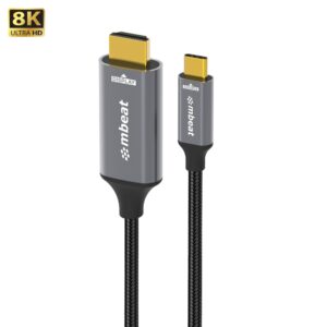 Buy MBEAT-MB-XCB-8K18CHD-mbeat Tough Link 8K 1.8m USB-C to HDMI Cable  Host Interface: USB-C Output Interface: HDMI