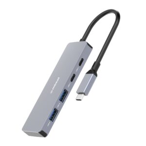 Buy MBEAT-MB-XCH-01GRY-mbeat Elite 4-Port 10Gbps USB-C Gen 2 Hub (2A+2C)  Blazing Fast Gen 2 Speeds  Versatile USB Connectivity  Effortless Data Expansion