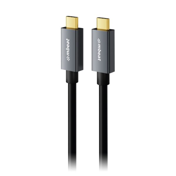 Buy MBEAT-MB-XCB-UC4-mbeat Tough Link 1m USB 4.0 USB-C Cable - Space Grey Video Resolution: Maximum 8K/60Hz