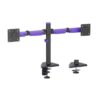 Buy Brateck-LDT89-C024-Brateck LDT89-C024 Matte Black Amethyst Articulating Gaming Dual Monitor Arm (new)