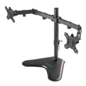 Buy MBEAT-ACA-BMA-DFS01K-mbeat® activiva Dual-Screen Articulating Monitor Arm with Free-Standing Desktop Base provides the perfect solution for ergonomic comfort and workspace